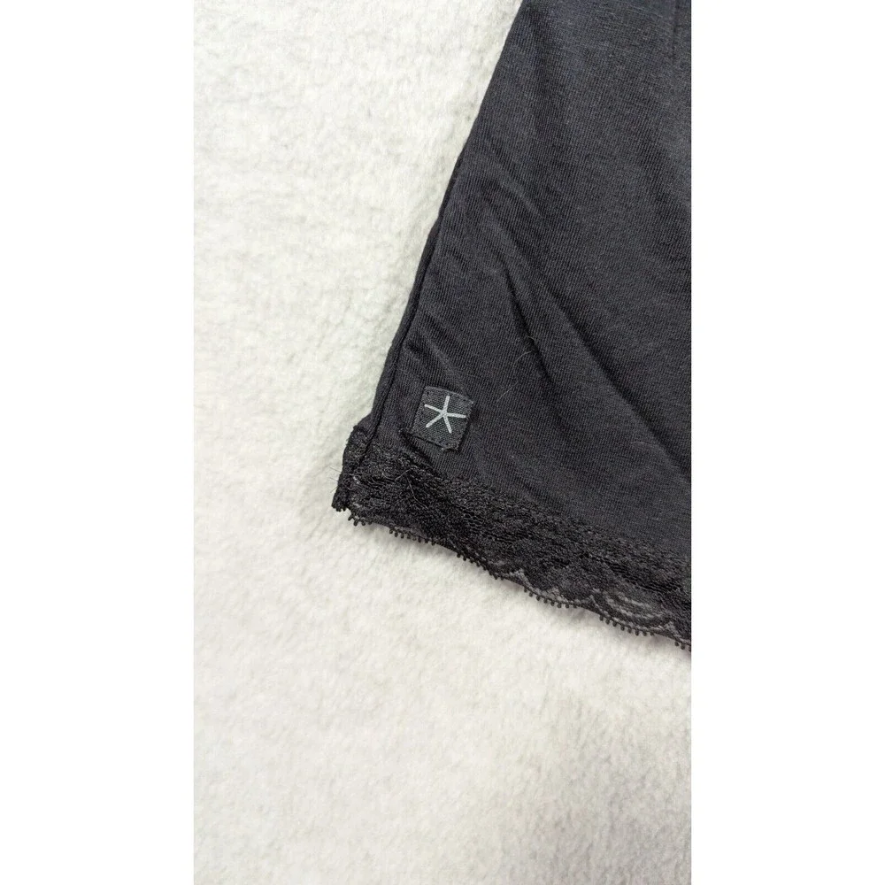 Barefoot Dreams Women Nightgown Small Luxe Milk‎ Jersey Lace Trim Sleep Dress